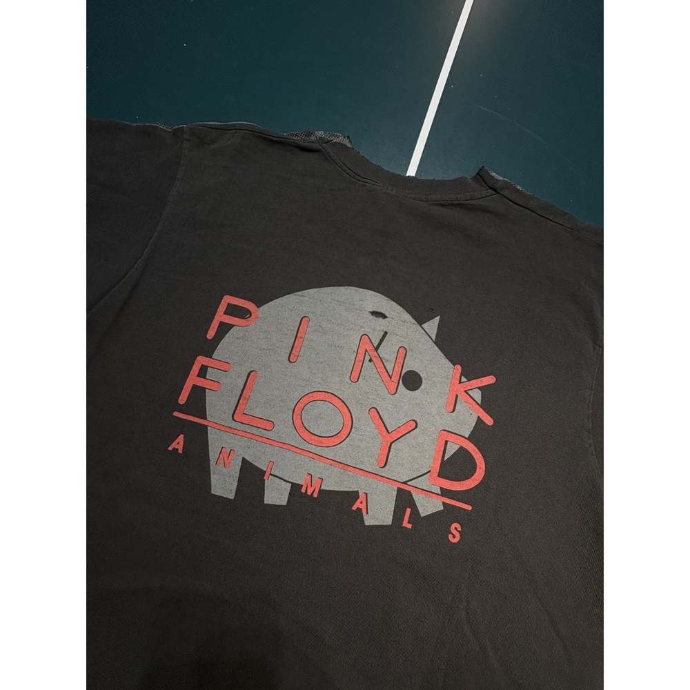 Vintage 90s Pink Floyd ANIMALS Brockum AOP Album Cover T-Shirt Size Large 1992 - Picture 11 of 15